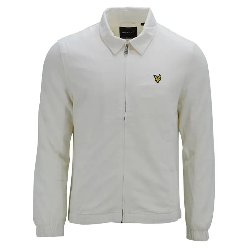 Featured product image of lyle-and-scott-mens-jackets-retro-long-sleeve-casual-summer-classic-coat-white