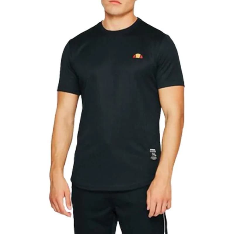 Featured product image of ellesse-cabries-sha06362-mens-t-shirt-crew-neck-short-sleeve-black-casual-tee