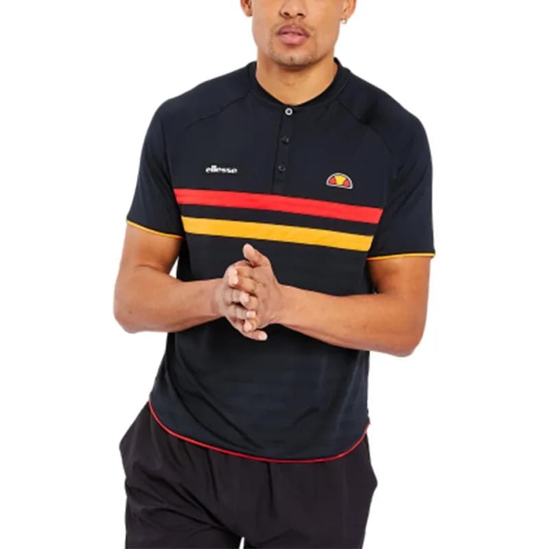 Featured product image of ellesse-leonardo-seb07830-mens-t-shirt-mandarin-collar-short-sleeve-casual-tee