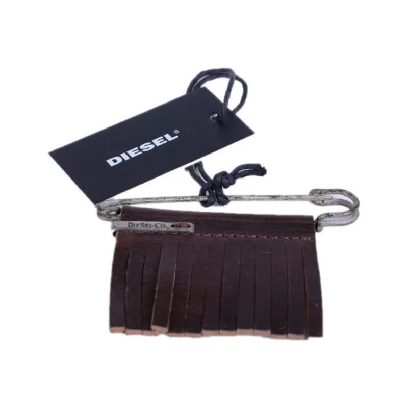 Featured product image of diesel-unisex-batch-genuine-leather-brown-vintage-metal