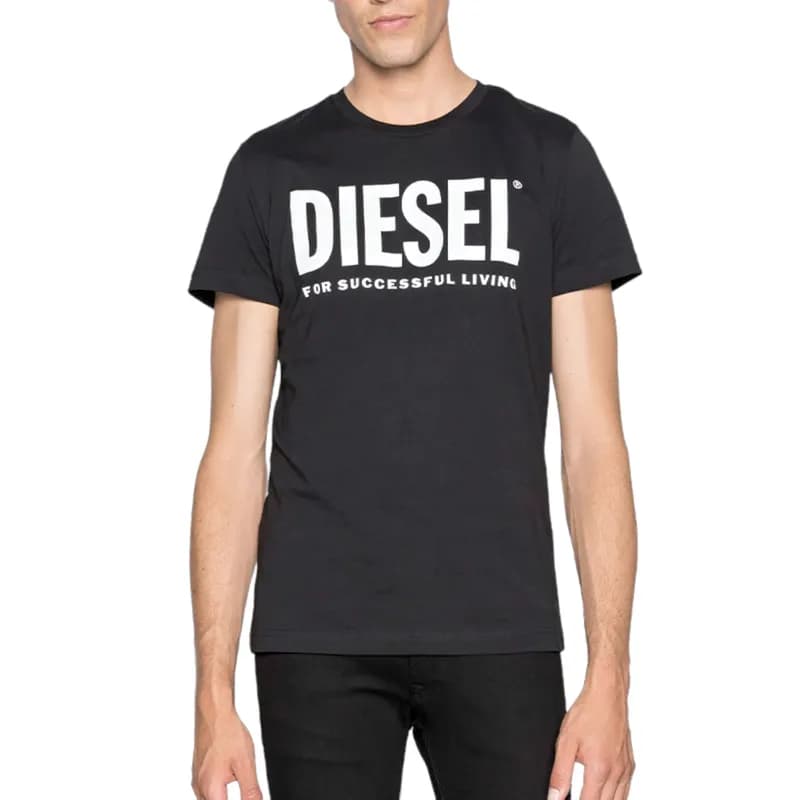 Featured product image of diesel-t-diego-logo-mens-t-shirts-short-sleeved-black
