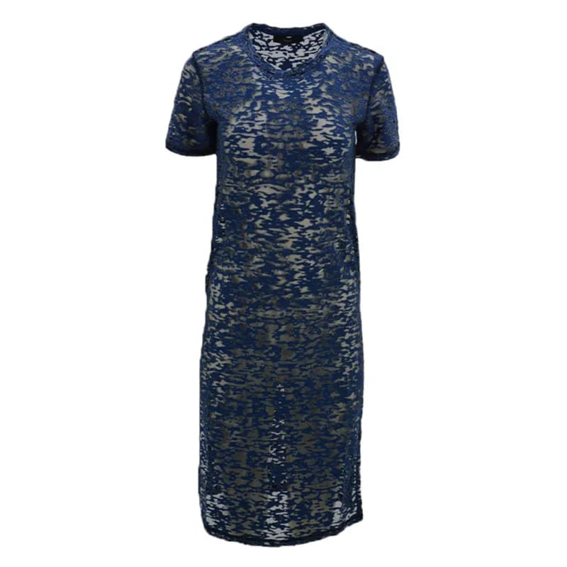 Featured product image of diesel-t-zitu-c-womens-dress-round-neck-short-sleeve-blue