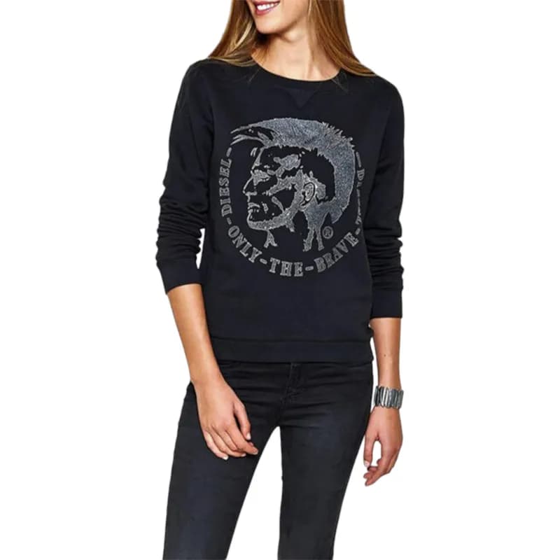 Featured product image of diesel-f-radi-t-felpa-womens-sweatshirts-black