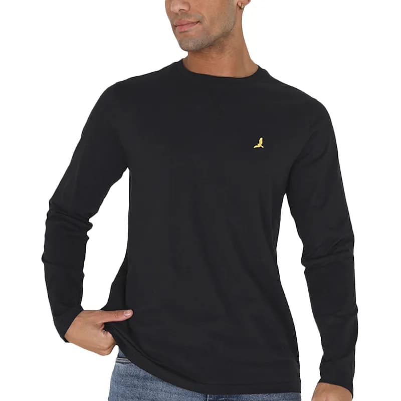 Featured product image of brave-soul-mens-long-sleeve-t-shirts-tee-new-black