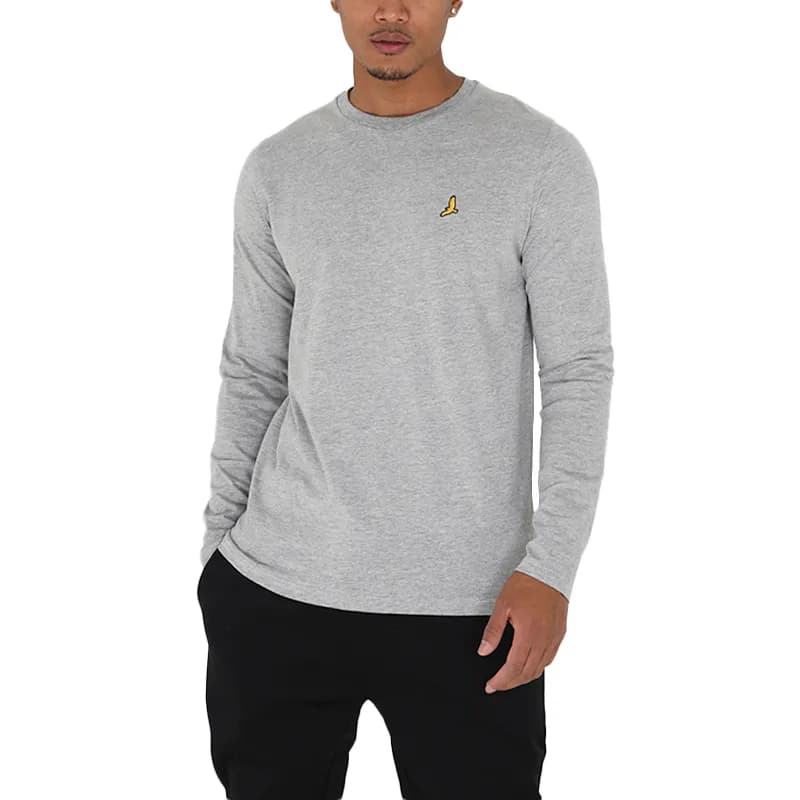 Featured product image of brave-soul-mens-long-sleeve-t-shirts-tee-new-grey