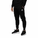 Featured image of gym king mens fleece jogger black embroidered logo