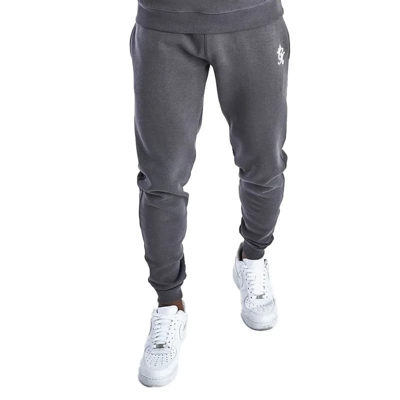 Featured product image of gym-king-mens-fleece-jogger-grey-embroidered-logo