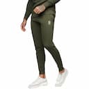Featured image of gym king mens fleece jogger khaki embroidered logo