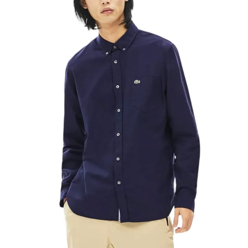 Featured product image of lacoste-ch4976-423-mens-oxford-shirts-cotton-formal-shirts