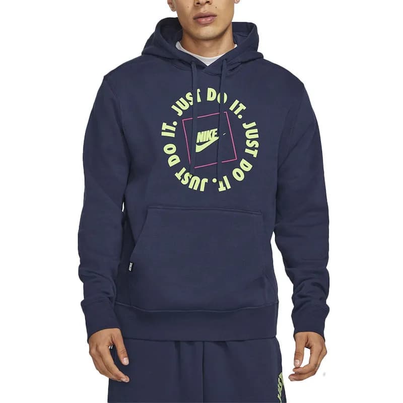 Featured product image of nike-mens-fleece-hoodie-navy