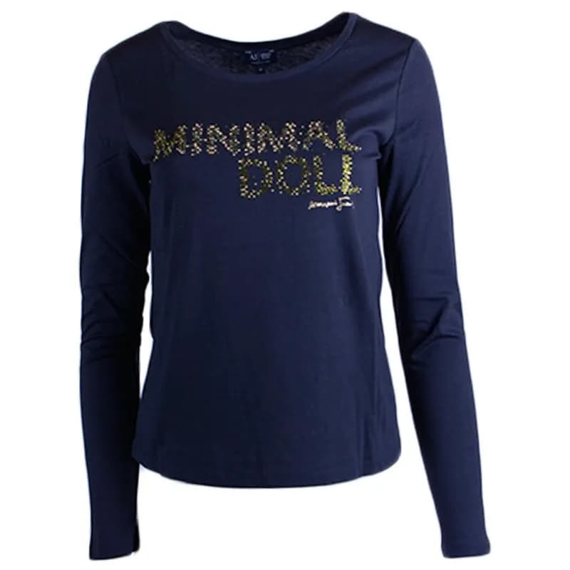 Featured product image of armani-jeans-6x5t06-5j0jz-womens-t-shirt-crew-neck-long-sleeve-casual-cotton-tee