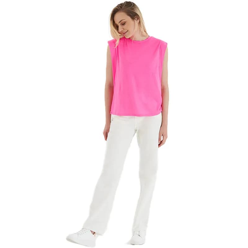 Featured product image of terranova-womens-t-shirt-sleeveless-vest-ladies-casual-tops-knitwear-crew-neck