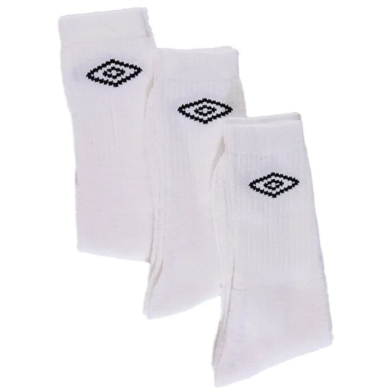 Featured product image of umbro-mens-socks-3-pairs-lightweight-cotton-white