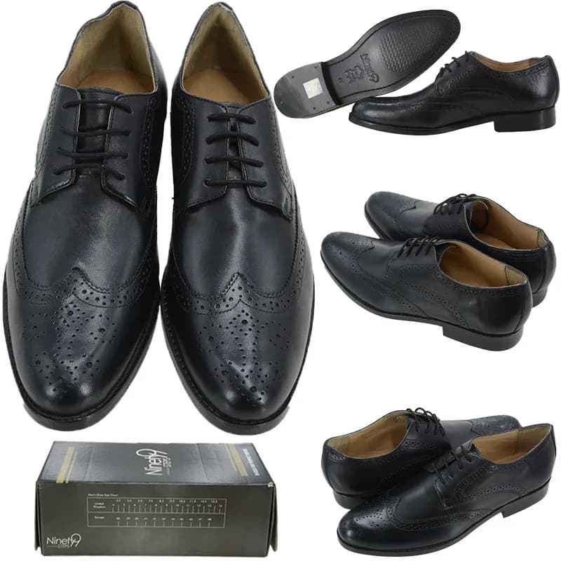 Featured product image of ninety9-steps-amp015-mens-leather-shoes-wedding-smart-office-formal