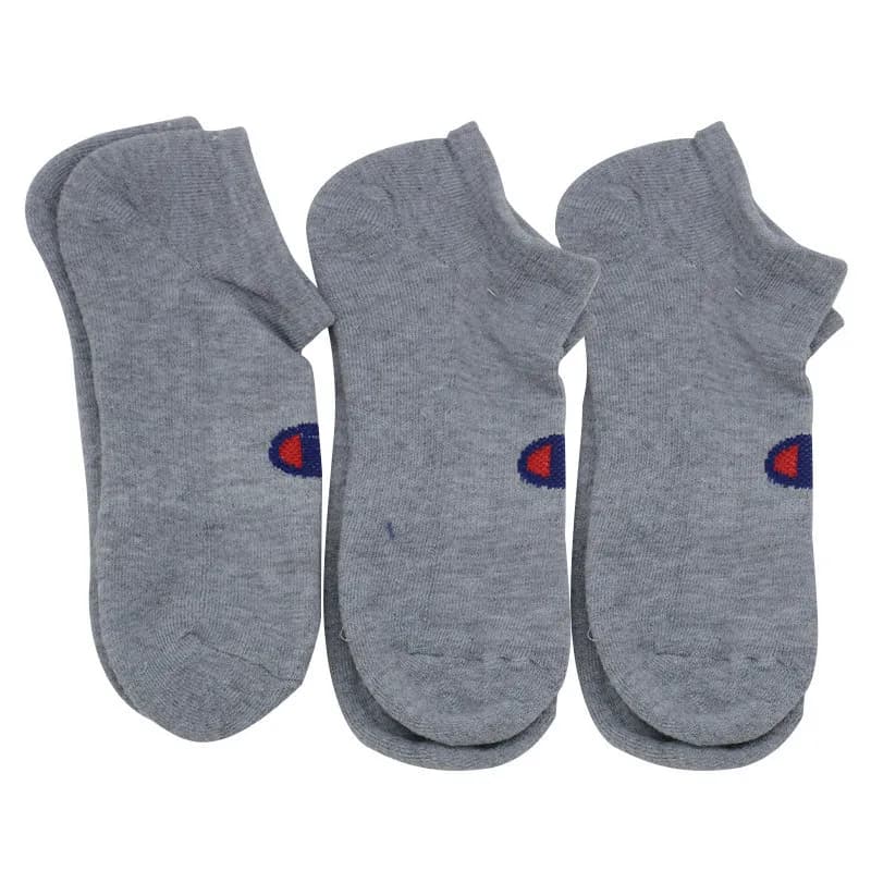 Featured product image of champion-mens-low-cut-socks-3-pack-regular-soft-cotton-grey