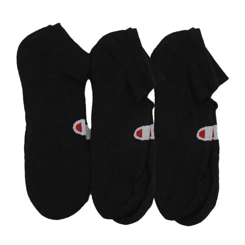 Featured product image of champion-mens-low-cut-socks-3-pack-regular-soft-cotton-black
