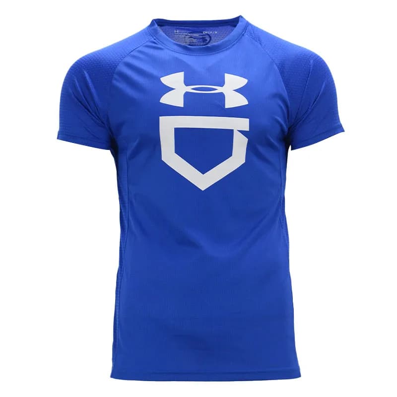 Featured product image of under-armour-dri-fit-mens-t-shirts-short-sleeve-blue-logo