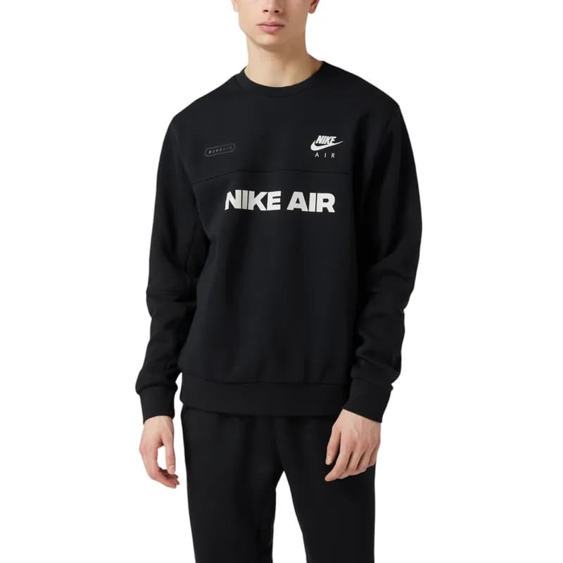 Featured product image of nike-mens-sweatshirt-black-pullover-jumper