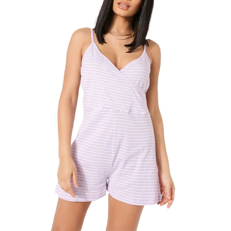 Featured product image of brave-soul-womens-jumpsuit-mini-romper-dress-lilac