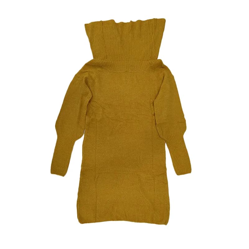 Featured product image of everme-womens-off-shoulder-jumper-oversized-top-yellow
