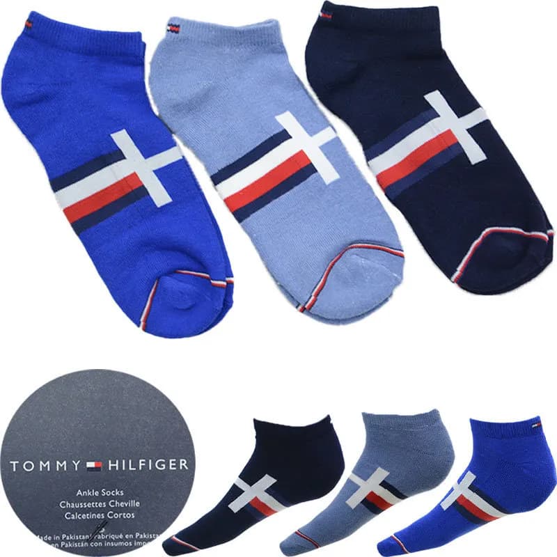 Featured product image of tommy-hilfiger-mens-ankle-socks-cotton-soft-3pack-low-cut-trainer-socks-6-10-5