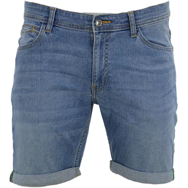 Featured product image of harmont-and-blaine-mens-denim-shorts-slim-fit-light-blue