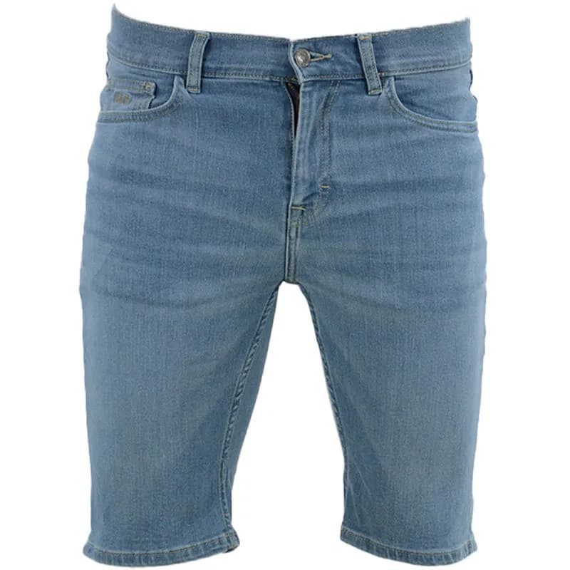 Featured product image of harmont-and-blaine-mens-denim-shorts-slim-fit-light-blue-1