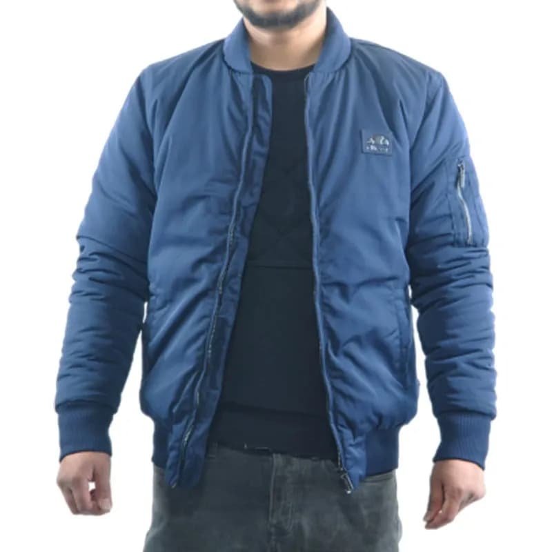 Featured product image of ellesse-duil-sqz06793-mens-bomber-jacket-puffer-winter-outwear-navy-casual-coat