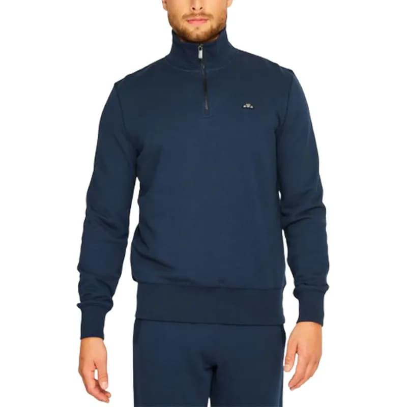 Featured product image of ellesse-amerigo-sqy05469-mens-sweatshirt-half-zip-funnel-neck-casual-navy-jumper