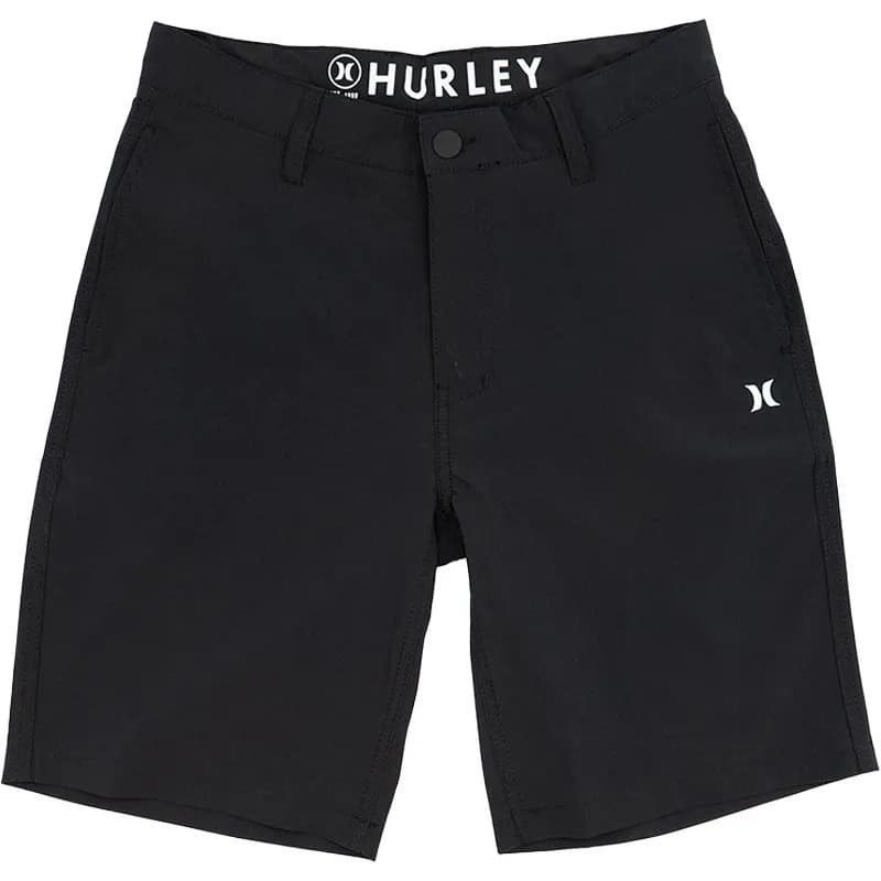 Featured product image of hurley-mens-chino-shorts-polyester-regular-fit-black