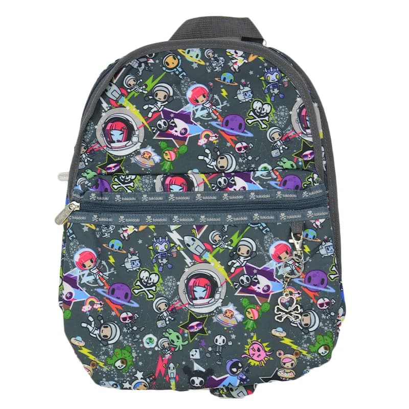 Featured product image of tokidoki-kids-backpack-girls-travel-school-shoulder-bag-grey