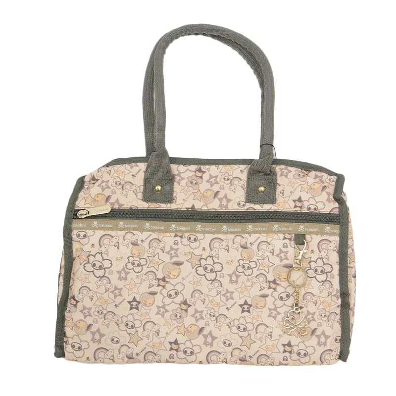 Featured product image of tokidoki-girls-shoulder-bag-anime-printed-handbags-beige