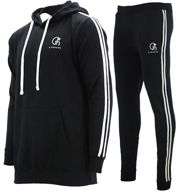 Featured product image of gym-hunk-mens-tracksuits-sets-hoodie-and-gym-joggers-black