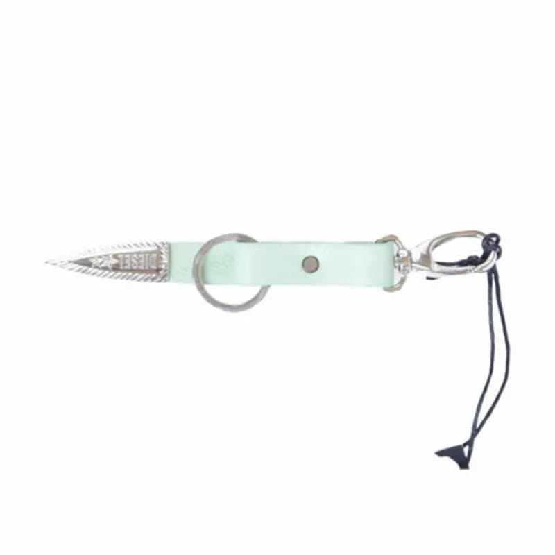 Featured product image of diesel-aseon-unisex-keyring-genuine-leather-fob-hook-key-holder