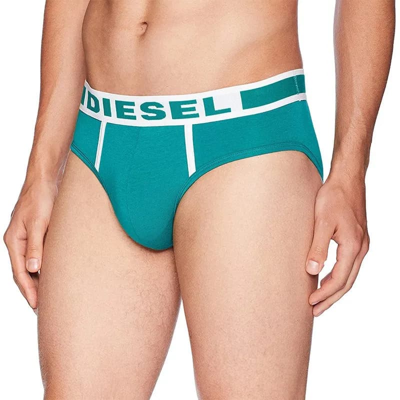 Featured product image of diesel-fresh-and-bright-mens-briefs-cotton-1x-pack-underwear-till-blue