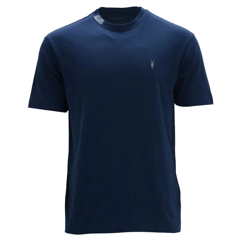 Featured product image of all-saints-mens-short-sleeve-t-shirts-casual-crew-neck-navy