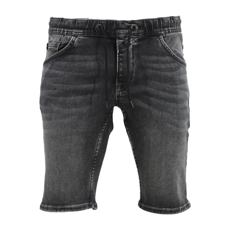 Featured product image of tom-tailor-mens-denim-shorts-stretch-roll-up-black