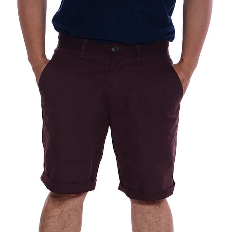 Featured product image of matalan-mens-cargo-shorts-casual-cotton-burgundy