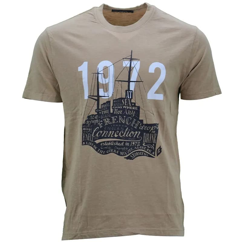 Featured product image of french-connection-mens-t-shirts-printed-cotton