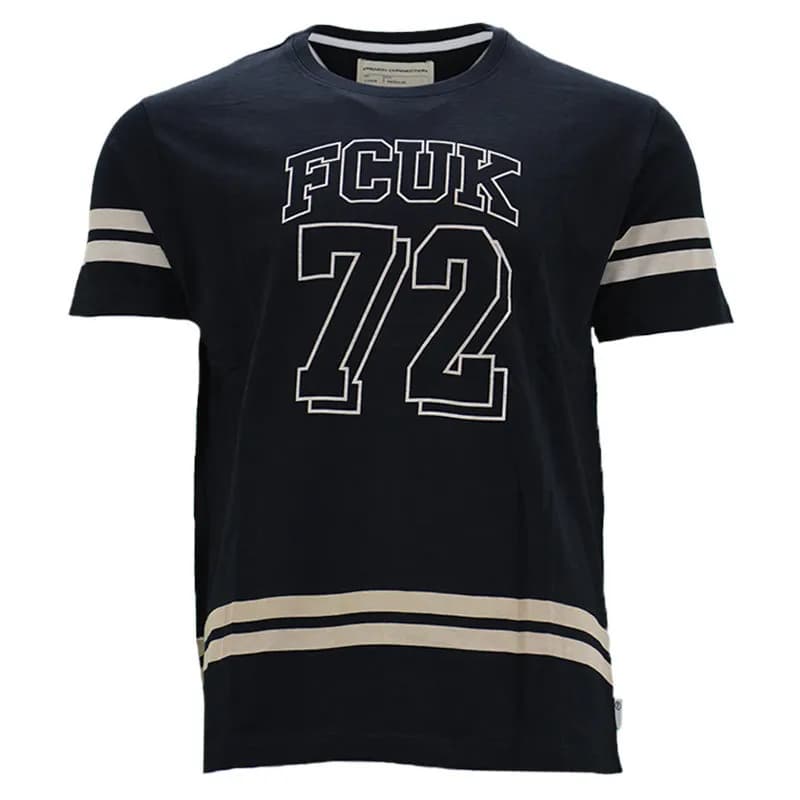 Featured product image of french-connection-mens-printed-t-shirts-short-sleeve-black-fcuk-72