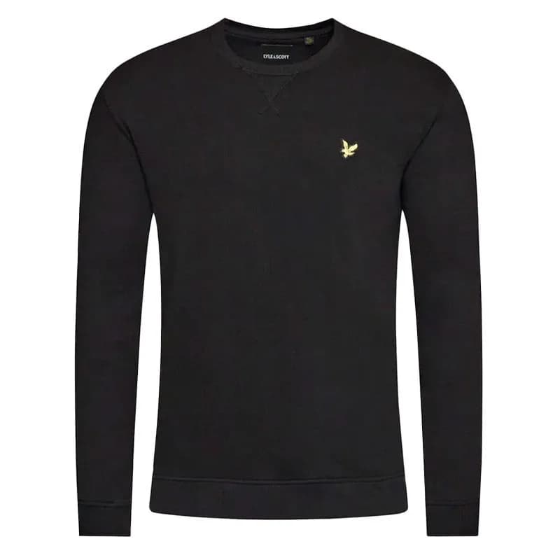 Featured product image of lyle-and-scott-mens-ml424vog-jumpers-crew-neck-sweatshirts-black