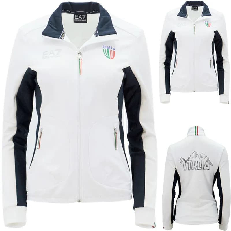 Featured product image of ea7-emporio-armani-3a905-olympic-italia-womens-jackets-long-sleeve-whte