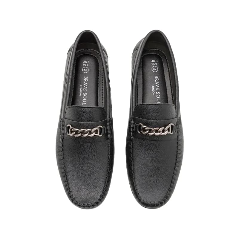 Featured product image of brave-soul-mens-slip-on-loafers-casual-party-shoes-black