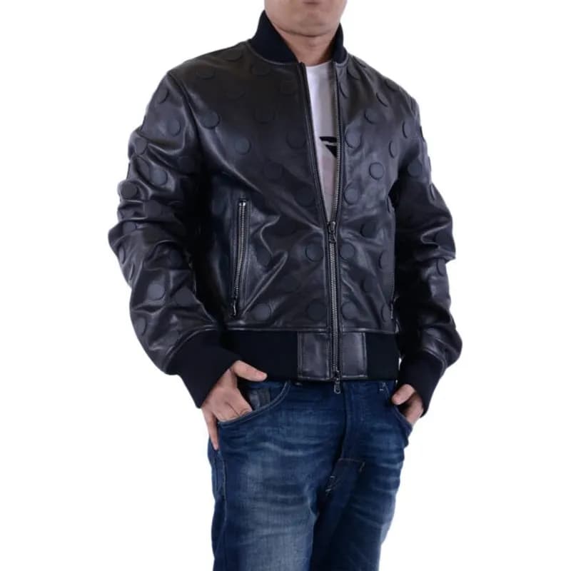 Featured product image of diesel-black-gold-luas-bgprq-mens-jacket-genuine-leather-winter-coat
