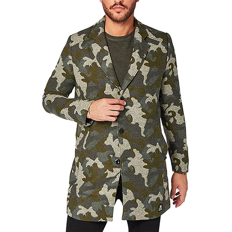 Featured product image of tom-tailor-mens-trench-over-coat-wool-winter-long-jacket-camo