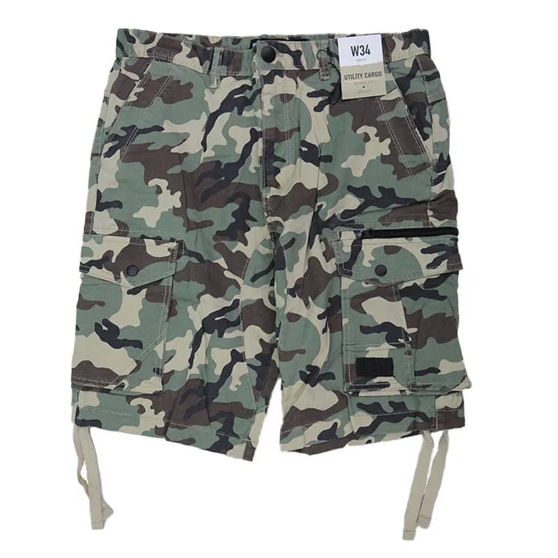 Featured product image of denim-co-mens-cargo-shorts-regular-fit-camo