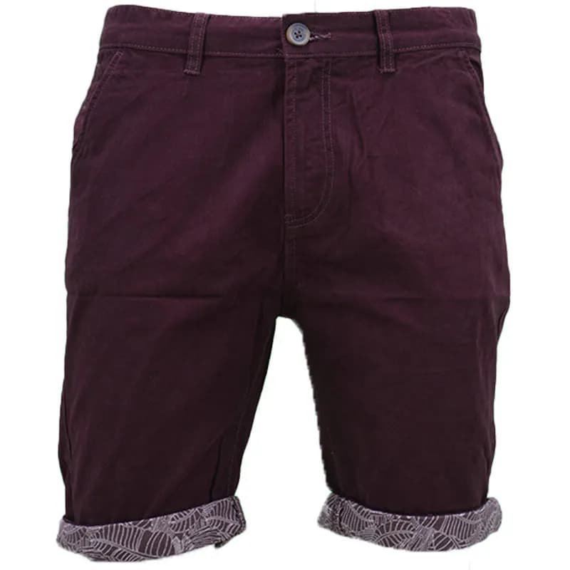 Featured product image of threadbare-mens-chino-shorts-burgundy