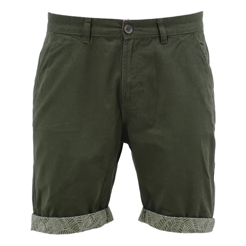 Featured product image of threadbare-mens-chino-shorts-olive-green