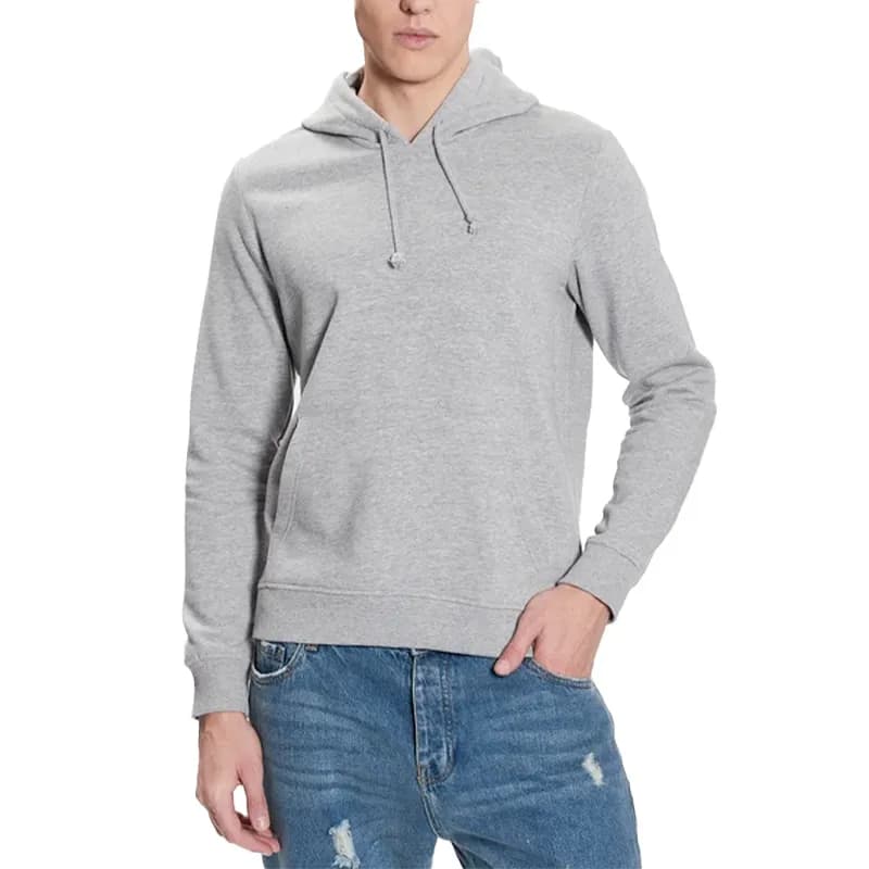 Featured product image of brave-soul-mens-plain-hoodies-pullover-fleece-top-grey