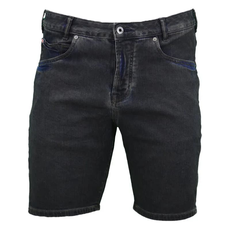 Featured product image of scotch-and-soda-mens-cargo-shorts-regular-fit-charcoal-black